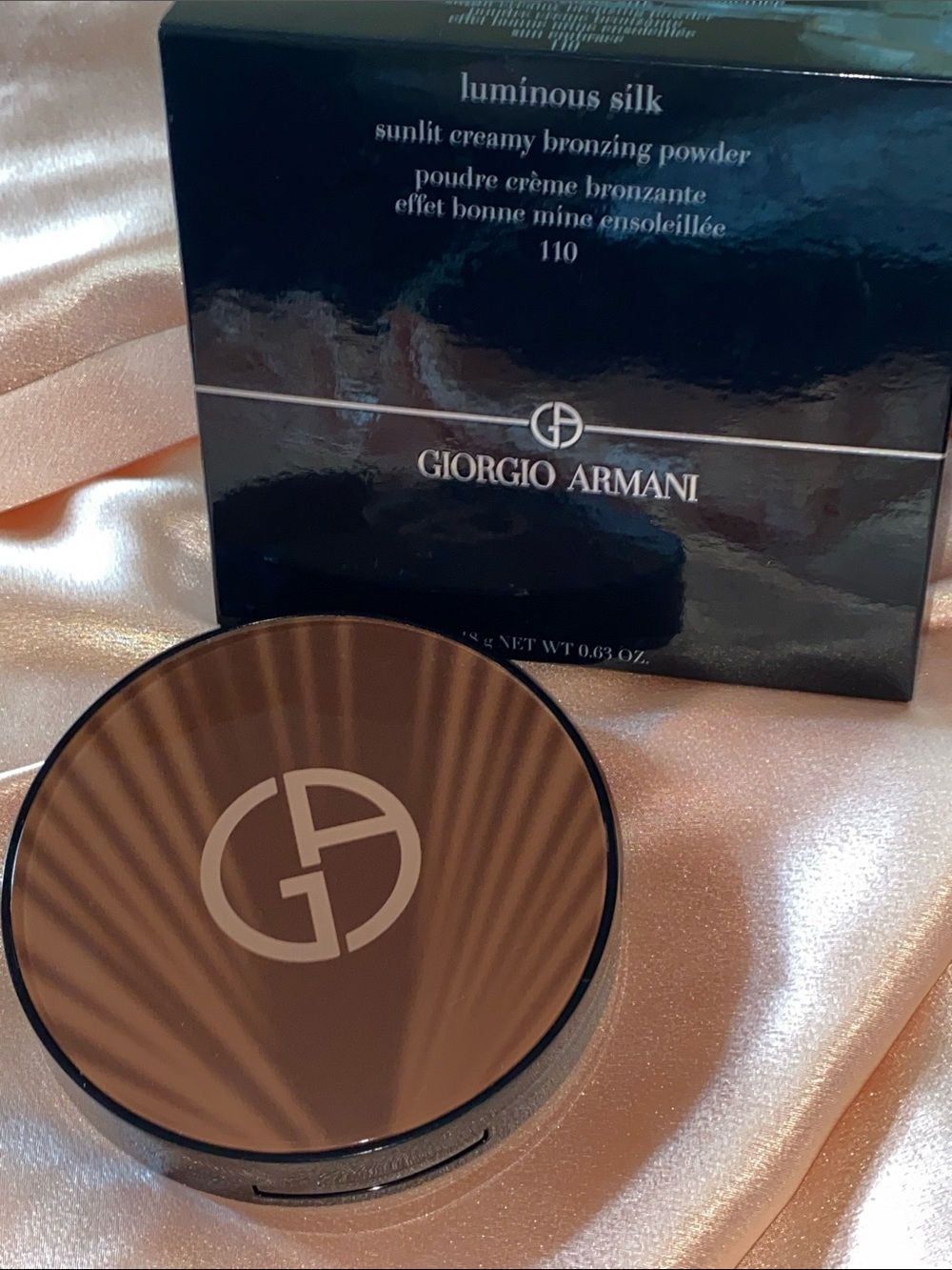Giorgio Armani Luminous Silk Sunlit Bronzing Powder 110 Warm Tan With Glow limit - Picture 5 of 6